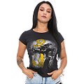 Camiseta Baby Look Feminina Marinha Tactical Team Six Brasil
