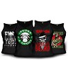 Kit 4 Camisetas Regata Infamous Masculina Team Six Brasil
