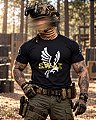 Camiseta Masculina SWAT Even Cops Dial 911 Secret Box Team Six Brasil