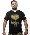 Kit 4 Camisetas Masculinas Militares Gold Line Justiceiro Team Six Brasil