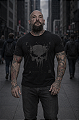 Camiseta Masculina Dark Line New Punisher Team Six