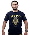Camiseta Masculina New York City Police Department NYPD Gold Line Team Six Brasil