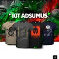 Kit 4 Camisetas Masculinas com Estampa Adsumus Team Six