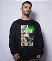 Casaco Básico de Moletom Nossa Bandeira Jamais Será Vermelha Team Six Brasil