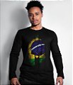 Camiseta Manga Longa Si Vis Pacem Para Bellum Brasil Masculina Team Six Brasil