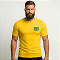 Camiseta Masculina Bandeira Brasil Team Six