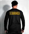 Camiseta Manga Longa Segurança Masculina Team Six Brasil