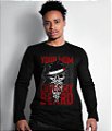 Camiseta Manga Longa Instrutor Fritz Your Mom Loves My Beard Masculina Team Six Brasil