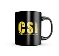 Caneca de Porcelana Dark Militar CSI Crime Scene Invetigation Team Six Brasil