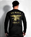Camiseta Manga Longa original Navy Seals Gold Line Masculina Team Six Brasil