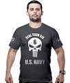 Camiseta Masculina Punisher Seal US Navy Hurricane Line Team Six Brasil