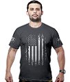 Camiseta Masculina EUA Defense Hurricane Line Team Six Brasil
