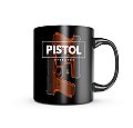 Caneca de Porcelana Dark GUFZ6 Glock Pistol Operator Team Six Brasil