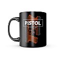 Caneca de Porcelana Dark GUFZ6 Glock Pistol Operator Team Six Brasil