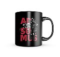 Caneca de Porcelana Dark GUFZ6 Adsumus Polícia Team Six Brasil