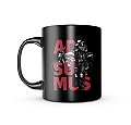 Caneca de Porcelana Dark GUFZ6 Adsumus Polícia Team Six Brasil
