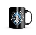 Caneca de Porcelana Dark GUFZ6 Mossad Força Especial Team Six Brasil
