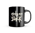 Caneca de Porcelana Dark GUFZ6 Embrace The Suck Team Six Brasil
