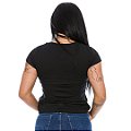 Camiseta Baby Look Feminina Punisher Bart Gold Line Team Six Brasil