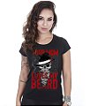 Camiseta Baby Look Feminina Squad T6 Instrutor Fritz Your Mom Loves My Beard Team Six Brasil