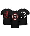 Kit 3 Camisetas Masculinas Avengers Team Six Brasil
