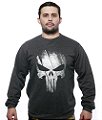 Casaco Básico de Moletom Mescla The Punisher Team Six Brasil