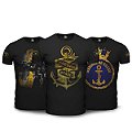 Kit 3 Camisetas Masculinas Marinha Tactical Team Six Brasil