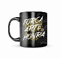 Caneca de Porcelana Dark Militar Squad T6 Camacho Força Arte Honra Team Six Brasil