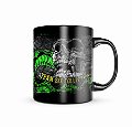 Caneca de Porcelana Dark Militar Squad T6 Camacho Ponto Cinquenta Team Six Brasil