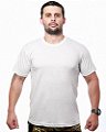 Camiseta Masculina Básica Lisa Branca 100% Algodão Team Six Brasil
