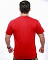 Camiseta Masculina Básica Lisa Vermelha 100% Algodão Team Six Brasil