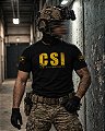 Camiseta Masculina CSI Crime Scene Investigation Team Six Brasil
