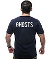 Camiseta Masculina Ghosts Estampa Frente e Costas Team Six Brasil
