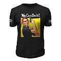Camiseta Masculina Tactical Fritz We Can Do It Team Six Preta