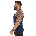 Camiseta Regata Lisa Azul Marinha Masculina Team Six Brasil