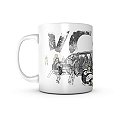 Caneca de Porcelana Tactical Fritz VCQB 325ML Team Six Brasil
