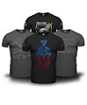 Kit 4 Camisetas Masculinas Come And Take It Magnata 556 Team Six