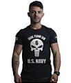 Camiseta Masculina Punisher Seal Navy Seal Team Six Brasil