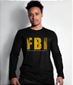 Camiseta Manga Longa FBI Masculina Team Six Brasil