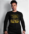 Camiseta Manga Longa Seal Team Navy Seal Masculina