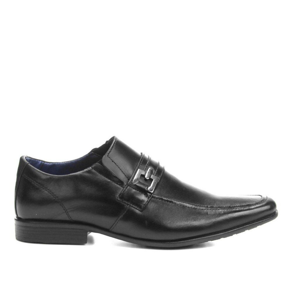 sapato social couro walkabout silvester - preto - Wolf Shoes V3