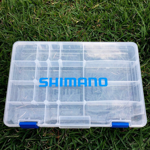 Caixa Estojo Pesca Shimano Tackle Tray Tb-048 12 Divisórias