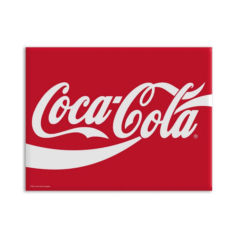 Coca-Cola 看板 赤 PLACA EM METAL VERMELHA COCA-COLA LOGO - A loja física Amor de