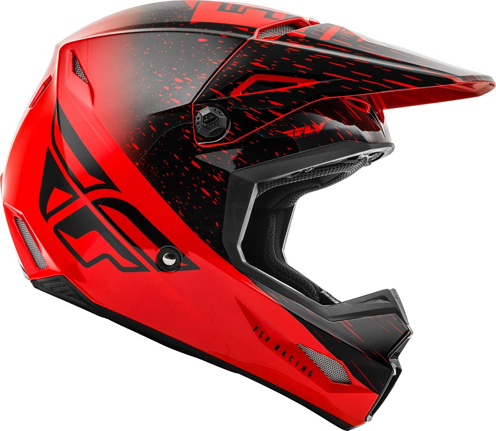 Capacete Motocross Enduro Trilha Fly Kinetic K120 Vermelho / Preto 60 -  BIRUTTA PECAS E ACESSORIOS LTDA