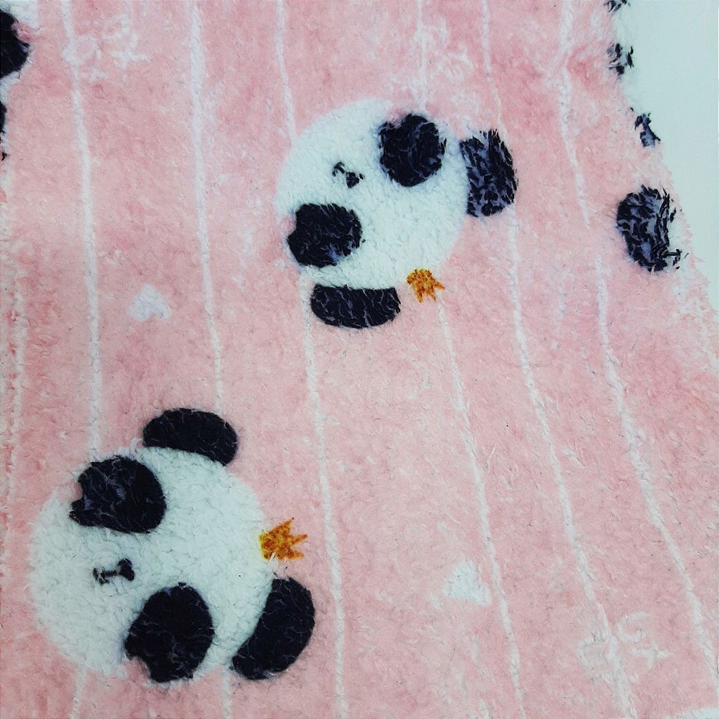 Moletom peluciado best sale panda