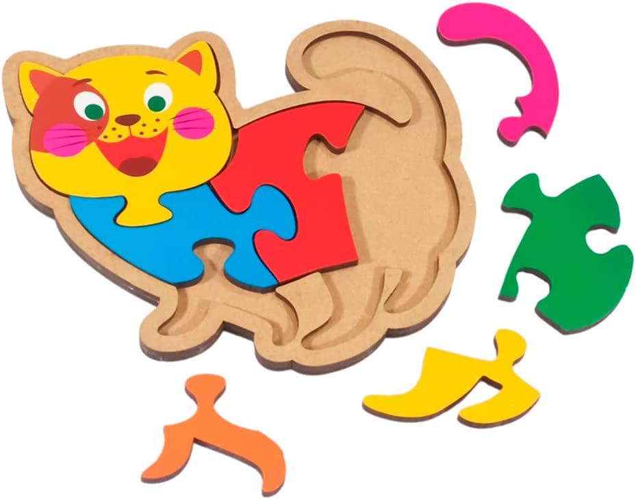 Brinquedo Educativo Quebra-cabeça Infantil - Gatinho