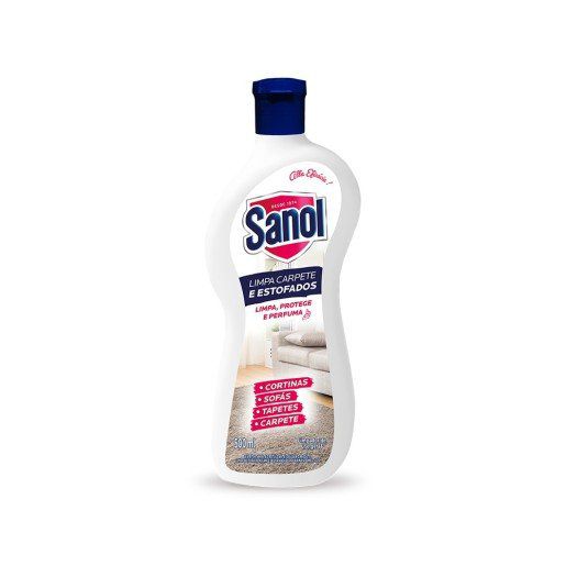 LIMPA CARPETE E ESTOFADOS SANOL 500ML