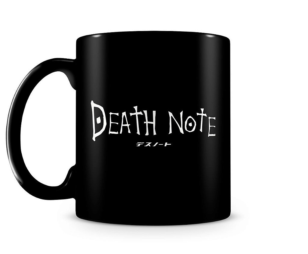 Caneca Death Note Personagens Toda Preta