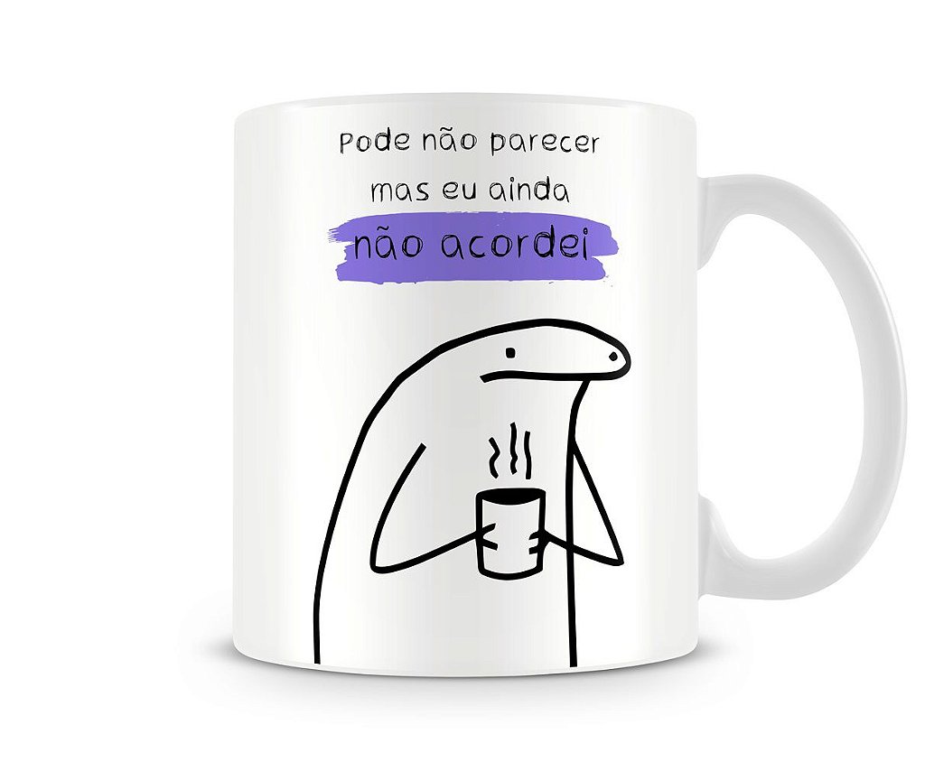 Caneca meme boneco palito calma