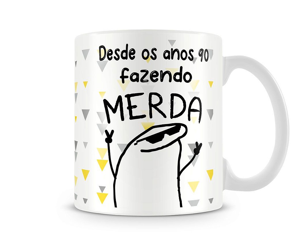 Caneca Xícara Divertida Flork Amor Meme